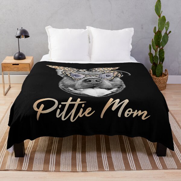 Item preview, Pittie Mom Cute Pitbull Mama Leopard Print Pit Bull designed and sold by PerkinsAarav.