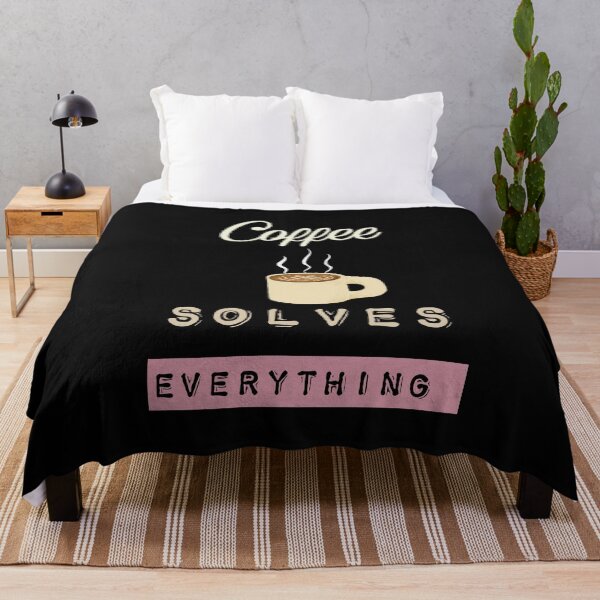 Item preview,  Coffee Solves Everything designed and sold by ZubiyaArt.