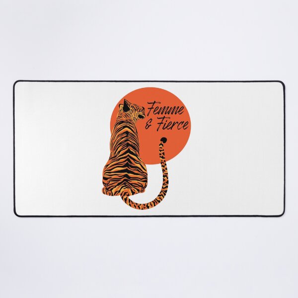Item preview, Femme and fierce feminist print designed and sold by supervibesonly.