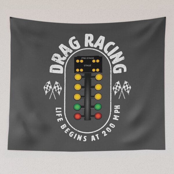 Item preview, Drag Car Racing - Drag Racing Life Begains At 200 designed and sold by EliasaGomez.