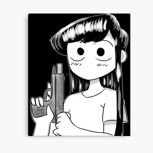 Komi San With A Gun From The Anime Komi San Cant Communicate Classic