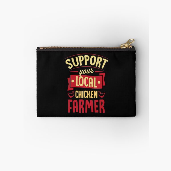 Item preview, Support Your Local Chicken Farmer Funny Cute Poultry Farming designed and sold by davetmccall.