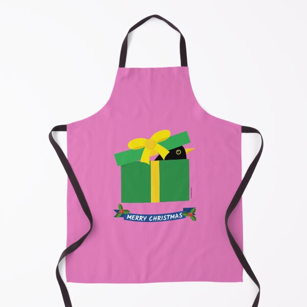Item preview, Cute Blackbird Peeking Out Of A Gift Box - MERRY CHRISTMAS designed and sold by BirdAtWork.
