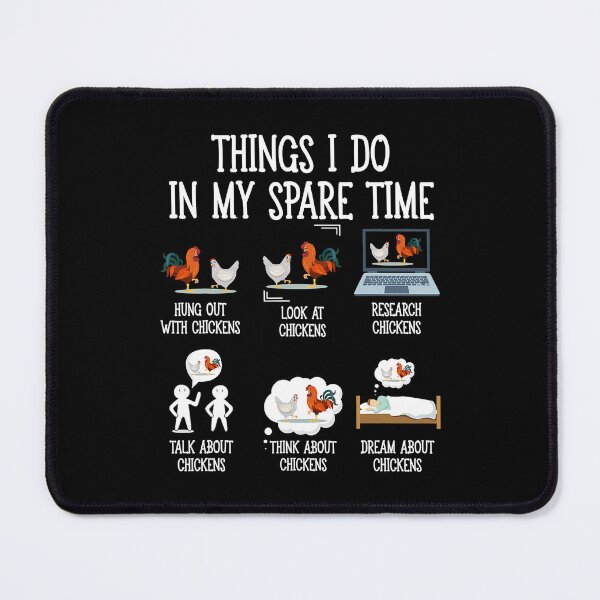 Item preview, Things I Do In My Spare Time Funny Chicken Gift For Chicken Farmer designed and sold by davetmccall.