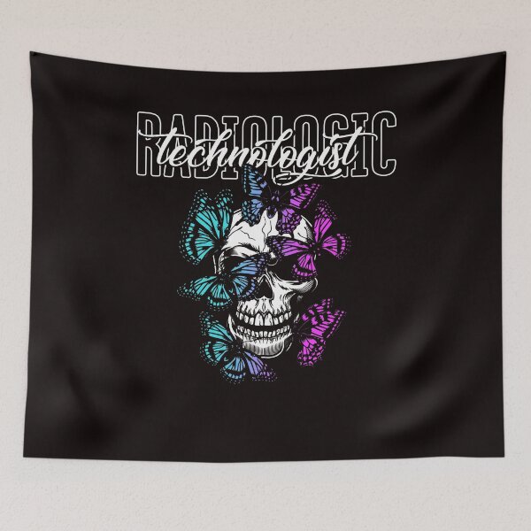 Item preview, Radiologic Technologist Skull Floral Radiography Radiology designed and sold by TomGiantDesigns.