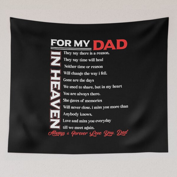 Item preview, For My Dad In Heaven designed and sold by AuroraApparel.