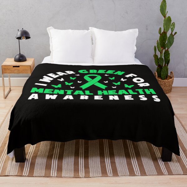 Item preview, I Wear Green For Mental Health Awareness Month May 2022 designed and sold by JodieRilenge.