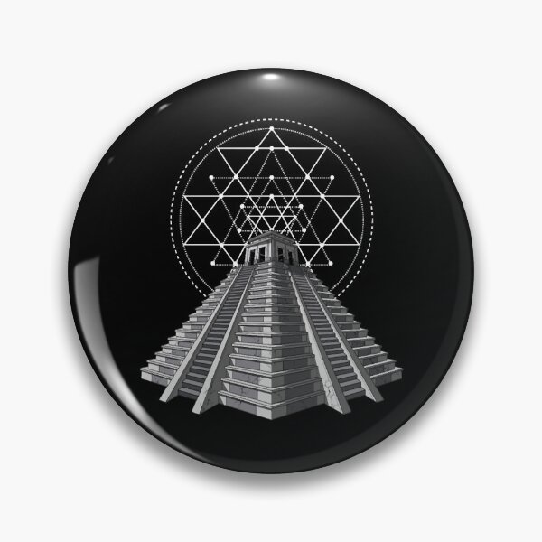 Item preview, Aztec Mayan Pyramid Sacred Geometry designed and sold by HillaryUbald.