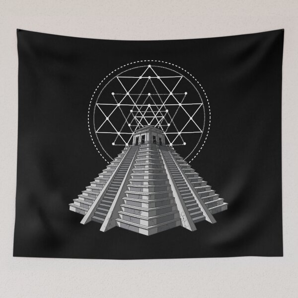 Item preview, Aztec Mayan Pyramid Sacred Geometry designed and sold by HillaryUbald.
