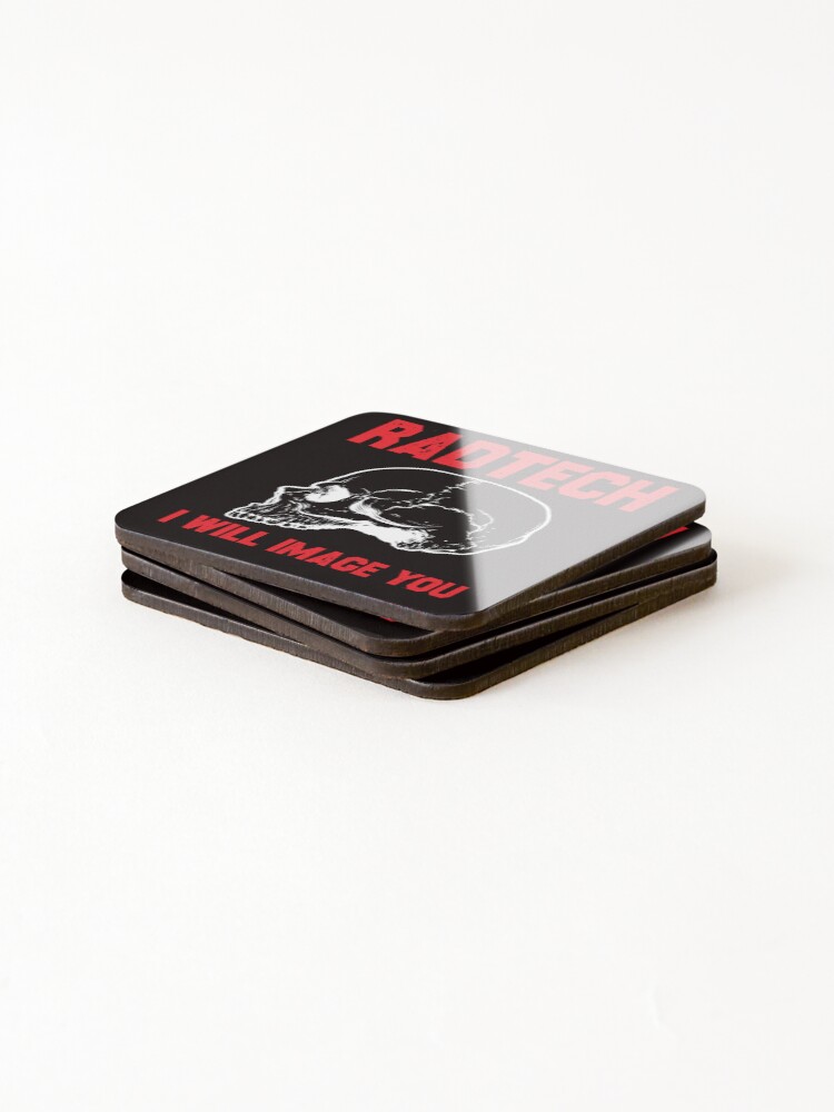 Thumbnail 4 of 5, Coasters (Set of 4), Rad Tech  Radiologist Radiographer Medicine Radiography designed and sold by TomGiantDesigns.