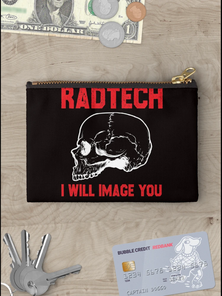Thumbnail 3 of 4, Zipper Pouch, Rad Tech  Radiologist Radiographer Medicine Radiography designed and sold by TomGiantDesigns.