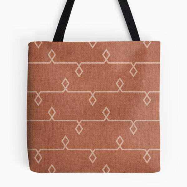 Item preview, Boho Ethnic Striped Pattern in Terracotta designed and sold by meggydesigns.