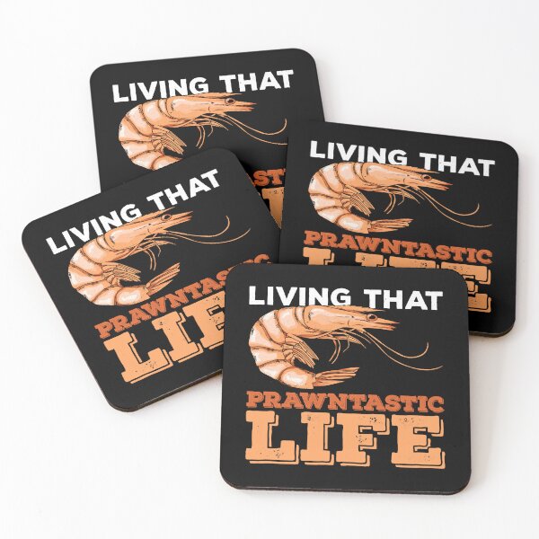 Item preview, Living that prawntastic life Pun for a Shrimp Fan designed and sold by HillaryUbald.