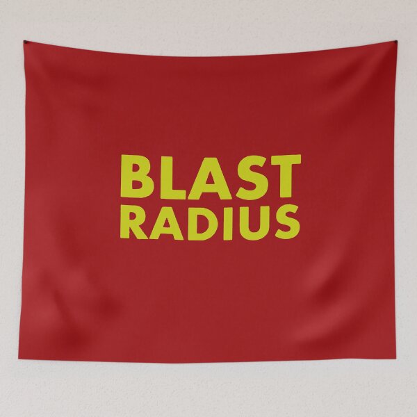 Item preview, Blast Radius logo  | Fallout Inspired | Wall Art Home Decor | HECKINFAROUT designed and sold by Two Otters Co.