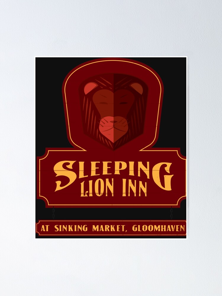 "The Sleeping Lion Inn SIgn Classic" Poster for Sale by ManfredGotz
