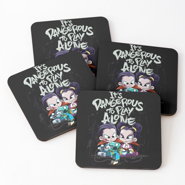 Item preview, Men Women Dracula Twins™ “It’S Dangerous To Play Alone” Official Merchandise Featuring Drac And Drag designed and sold by HayleyKihn2034.