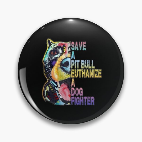 Item preview, Save A Pit Bull Euthanize A Dog Fighter designed and sold by PerkinsAarav.