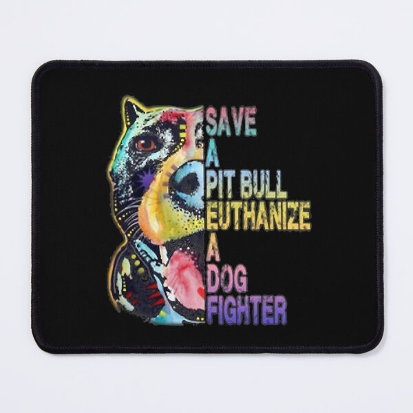 Item preview, Save A Pit Bull Euthanize A Dog Fighter designed and sold by PerkinsAarav.