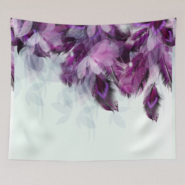 Item preview, Purple Peacock Feather Pattern designed and sold by SoccaTamam.