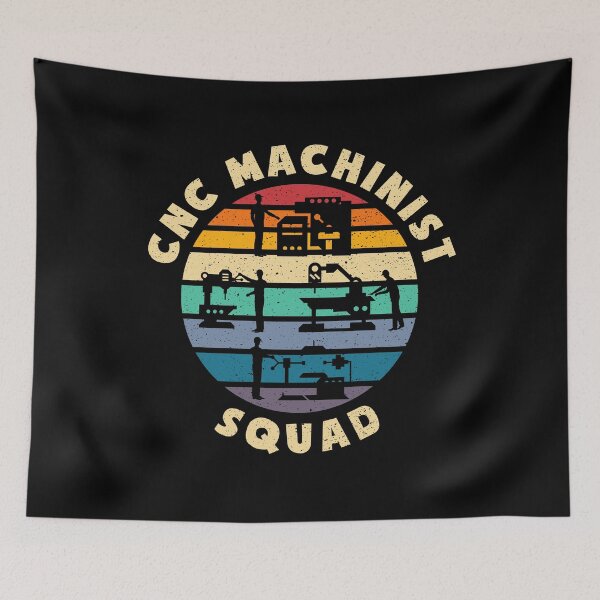 Item preview, Cnc Machinist Metalworker Machining Cnc Machinist Squad designed and sold by ShopTheStyle.