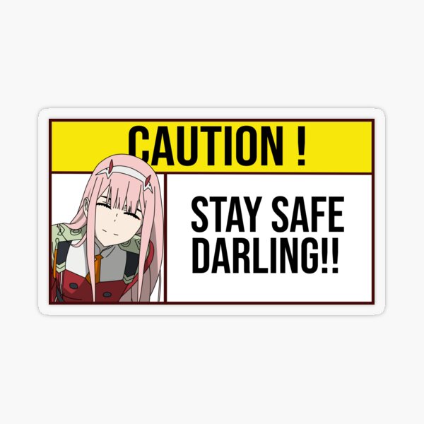 Anime Warning Signs You Are Entering An Otaku's Zone Sticker for Sale by  Animangapoi