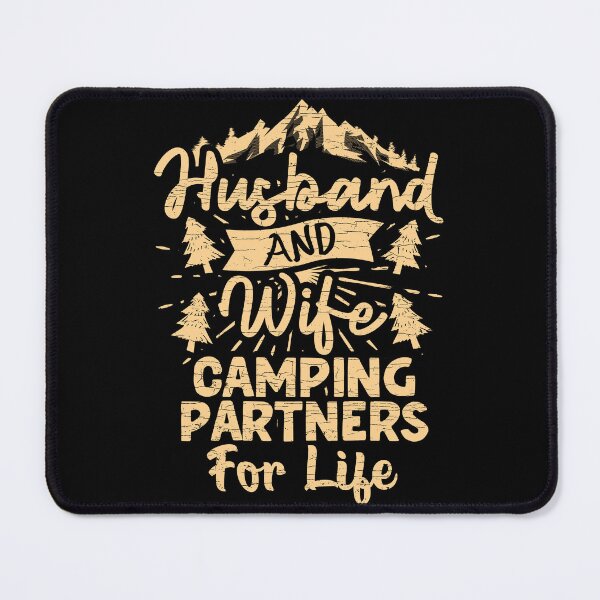 Item preview, Husband And Wife Camping Partners designed and sold by Shirtcaesar.