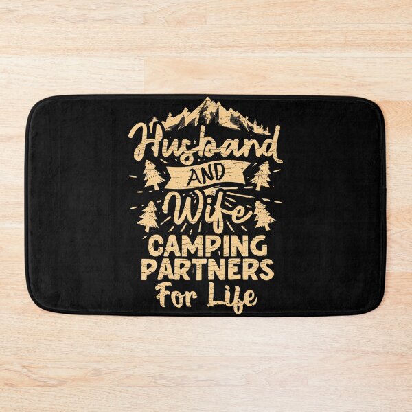 Item preview, Husband And Wife Camping Partners designed and sold by Shirtcaesar.