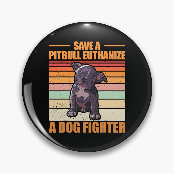 Item preview, Save A Pitbull Euthanize A Dog Fighter designed and sold by PerkinsAarav.