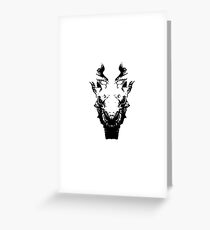 Dragon Skull Greeting Card