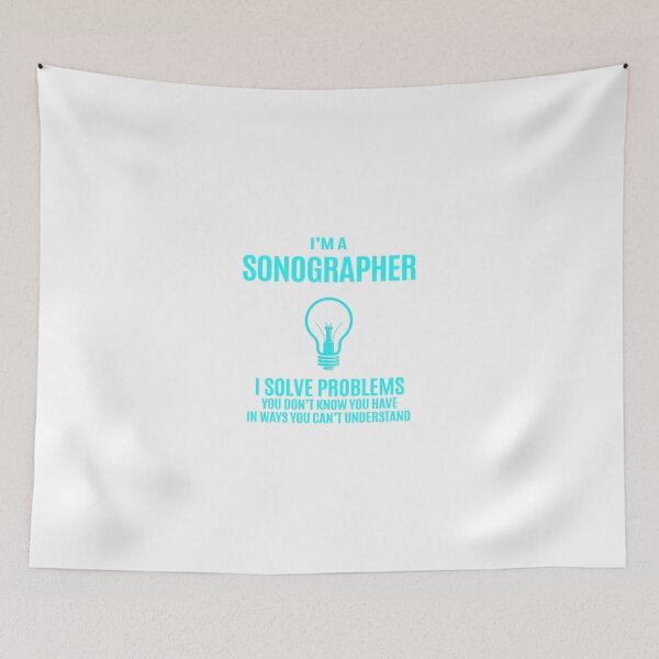 Item preview, Sonographer - I Solve Problems Job Gift designed and sold by melissaval2.