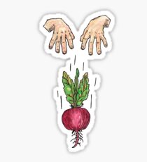 dropping beets Sticker