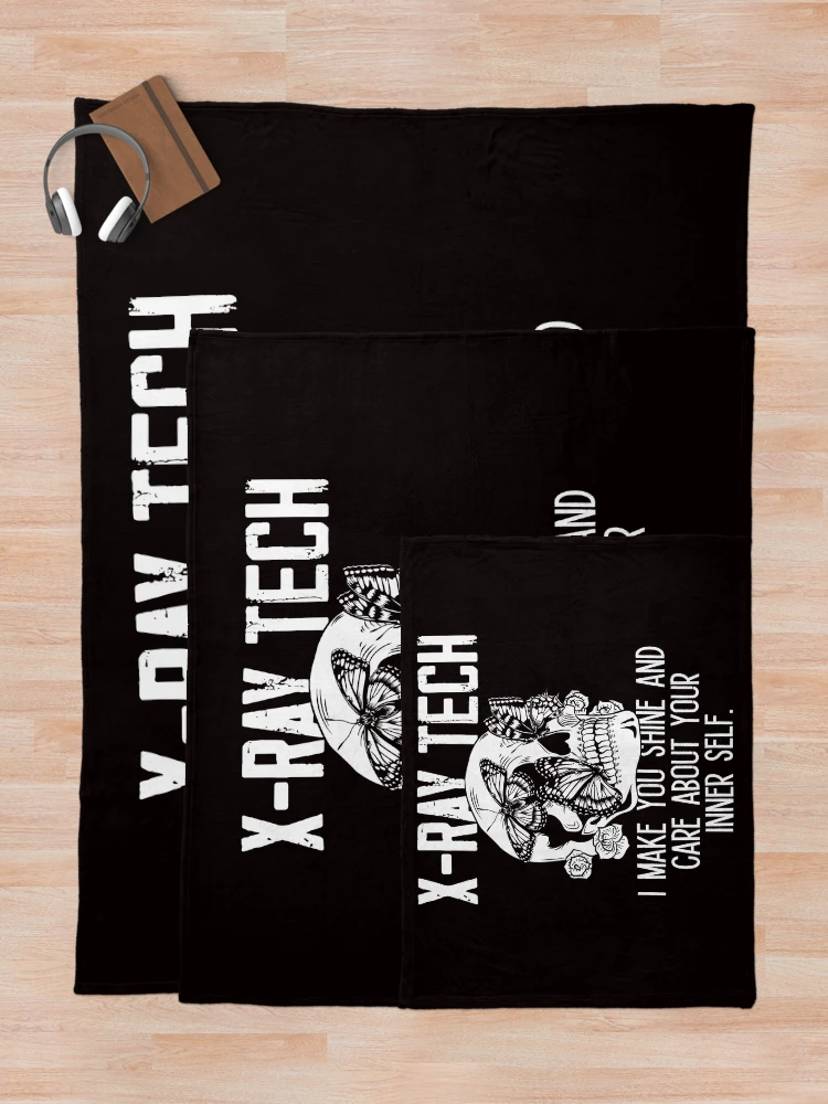 Thumbnail 5 of 6, Throw Blanket, Tech Radiologic Technologist Radiographer Radiologist designed and sold by TomGiantDesigns.