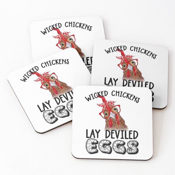 Item preview, Wicked Chickens Lay Deviled Eggs designed and sold by davetmccall.
