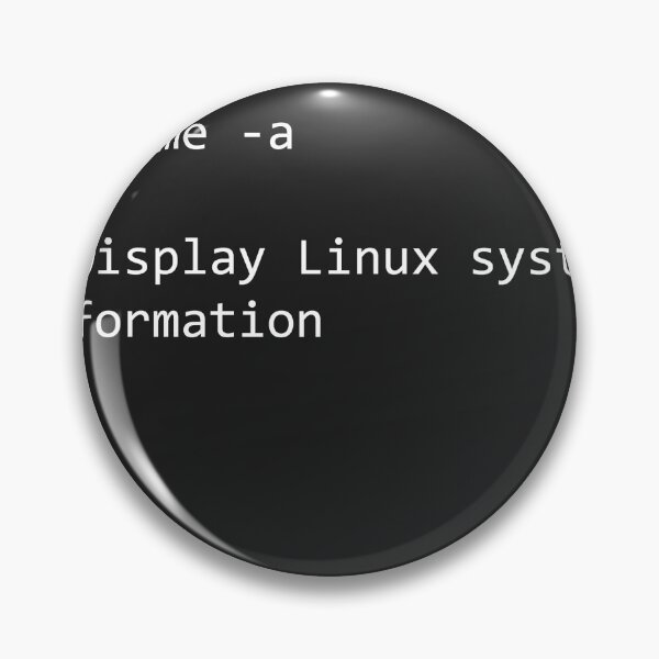 Item preview, linux command uname -a | what does uname -a do in terminal | designed and sold by CodingStore  ★★★★★.