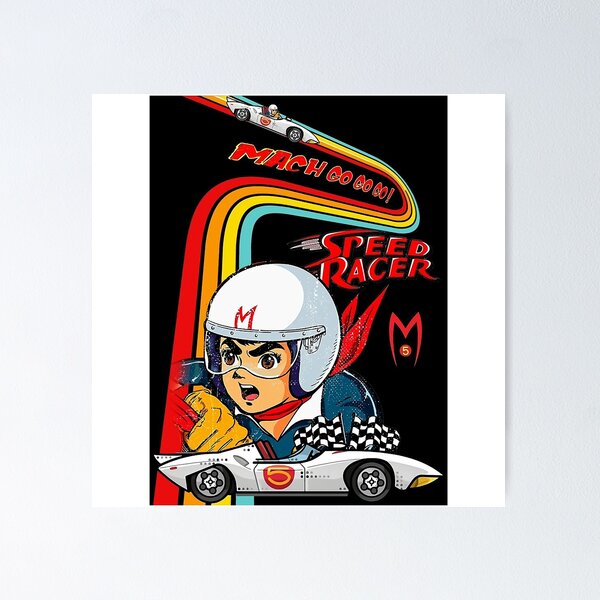 RACER X & SPEED RACER & THE MACH 5 ORIGINAL COMIC COLOR ART 3 ON CARD STOCK