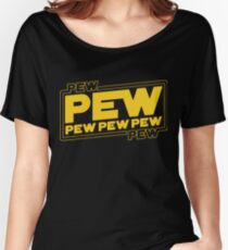 Star Wars Pew Pew! Women's Relaxed Fit T-Shirt