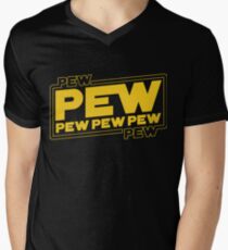 Star Wars Pew Pew! Men's V-Neck T-Shirt