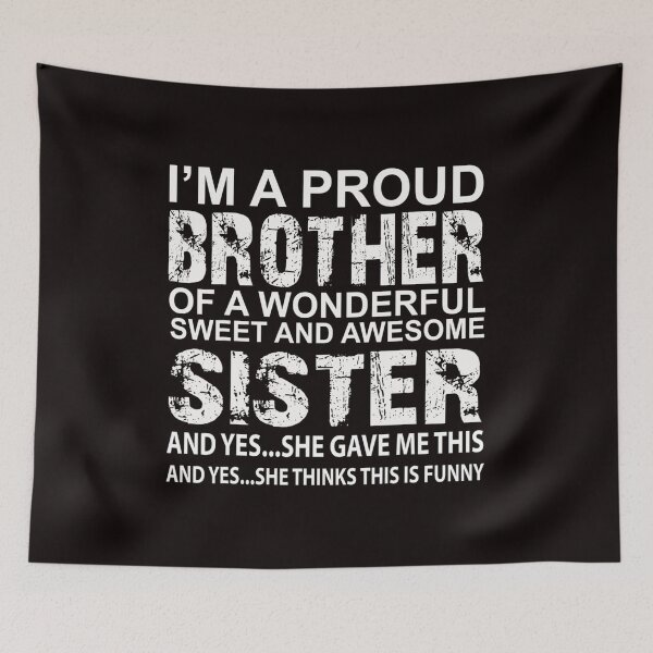 Item preview, Funny Gift for Brother From Awesome Sister - Brother And Sister Day 2022 designed and sold by NormanLangley.
