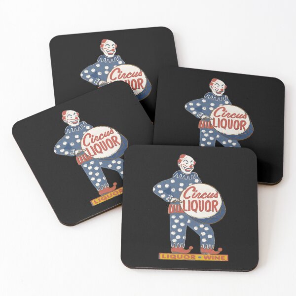 Item preview, Circus Liquor Halftone Clown Sign  designed and sold by GaryPark3141.