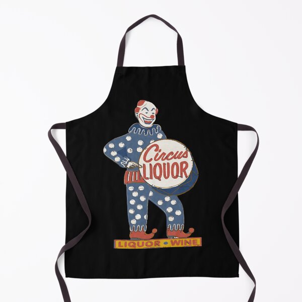 Item preview, Circus Liquor Halftone Clown Sign  designed and sold by GaryPark3141.
