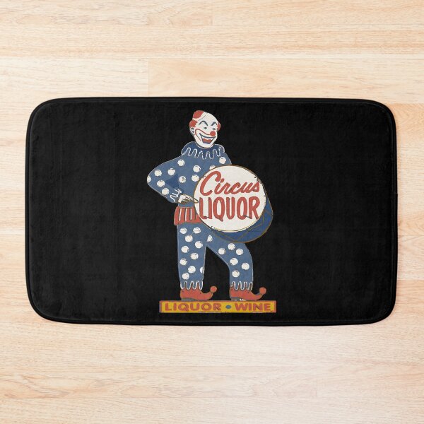 Item preview, Circus Liquor Halftone Clown Sign  designed and sold by GaryPark3141.