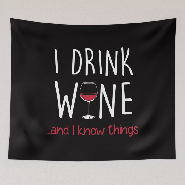 Item preview, I Drink Wine and I Know Things - National Wine Day 2022 designed and sold by EdwardSamuels.