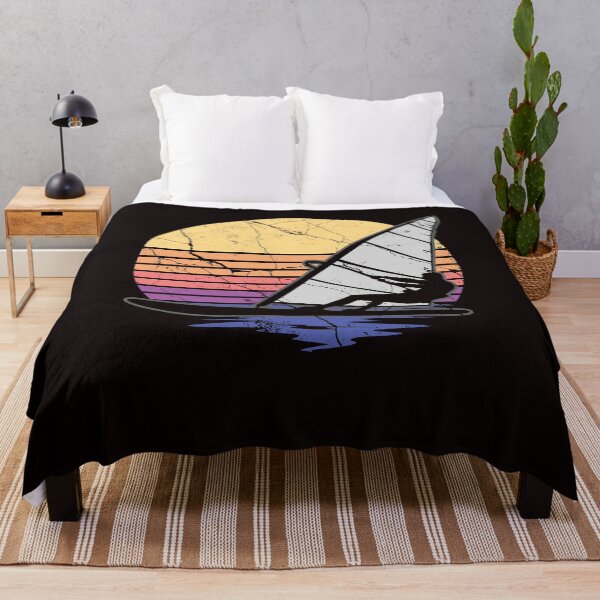 Item preview, Vintage Windsurfer Retro Windsurfing Ocean Wave Surfing designed and sold by TomGiantDesigns.