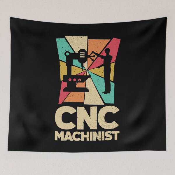 Item preview, Cnc Machinist Metalworker Machining Silhouettes designed and sold by ShopTheStyle.