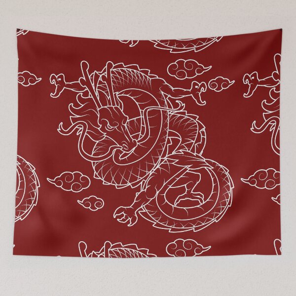 Item preview, White Chinese Dragon designed and sold by SoccaTamam.