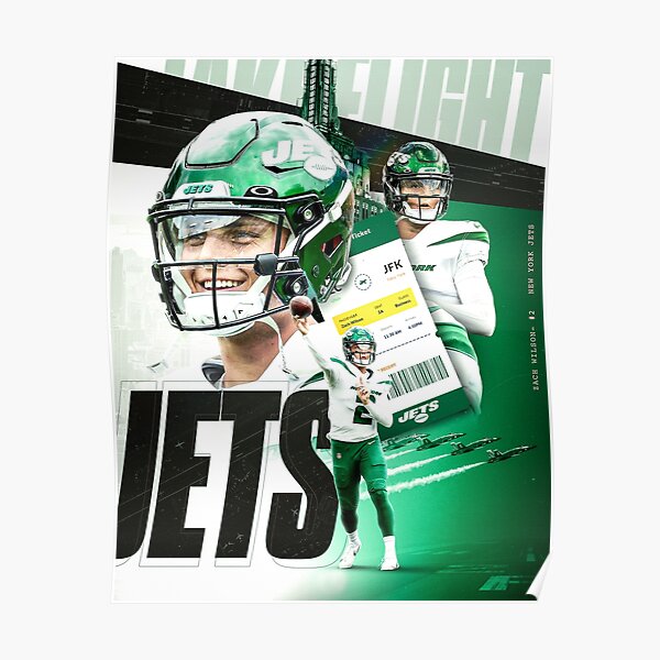 Joe Flacco New York Jets Poster Canvas Frame, Kids Wall