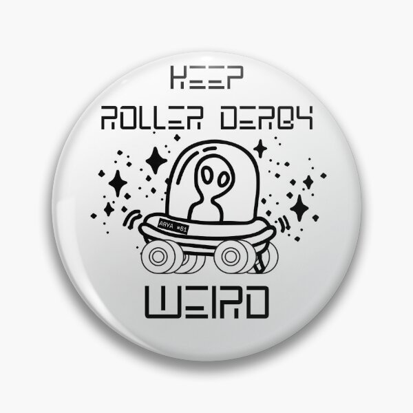 Item preview, Keep Roller Derby Weird (black) designed and sold by stunner316.