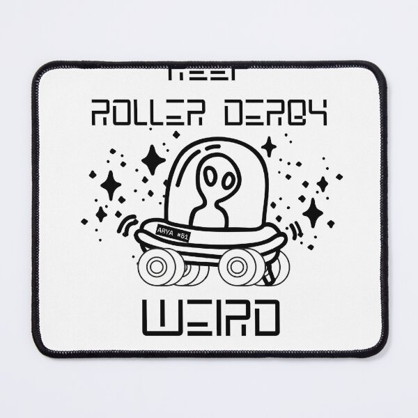 Item preview, Keep Roller Derby Weird (black) designed and sold by stunner316.