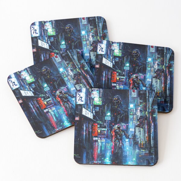 Item preview, Streets of Neo-Tokyo designed and sold by AM FineArtPrints.