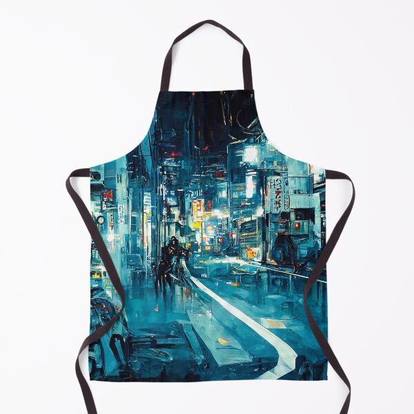 Item preview, Streets of Neo-Tokyo designed and sold by AM FineArtPrints.